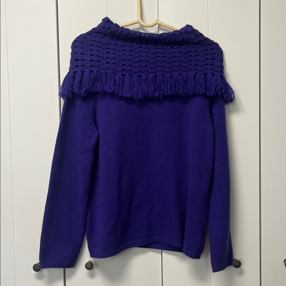 🧶Bundle 💜Norton McNaughton Vibrant Pink Knit Sweater Size M - Picture 3 of 6